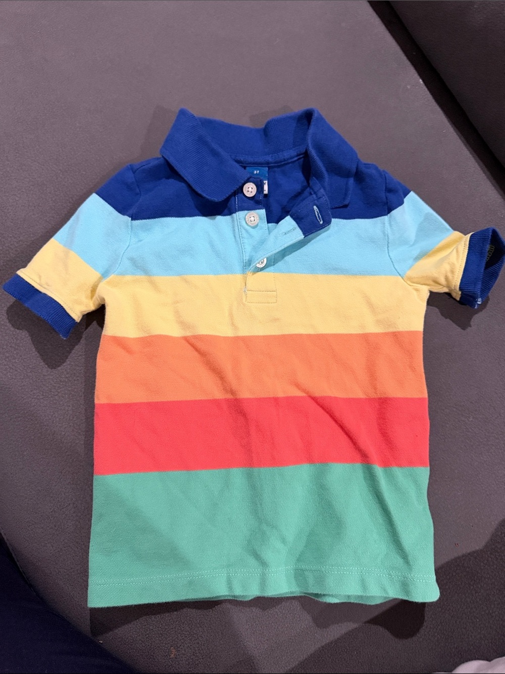 Old Navy Boys Short Sleeve Polo - Blue, Light Blue, Yellow, Orange, Red, Green
